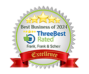 Best Business of 2024, Three Best Rated Frank, Frank and Scherr, Excellence